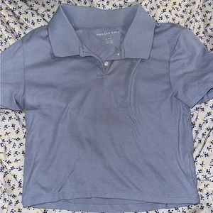 Cropped collar tee- American Eagle